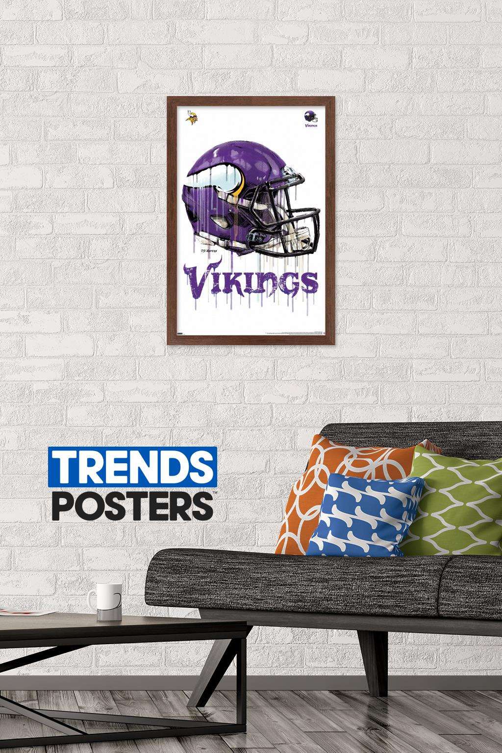 Minnesota Vikings Ticket Wood Sign | CAVES