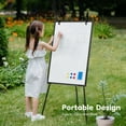 thumbnail image 6 of LIFERECORD 36"x24" Magnetic Portable Easel Dry Erase Board, Flipchart Easel Stand Tripod Whiteboard, Black, 6 of 12