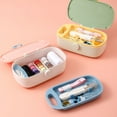thumbnail image 4 of kurtrusly Sewing Kit Box Clothes Repair Embroidery Stitching Thimble Thread Set Handwork Accessory Needlework Supplies yellow green, 4 of 6