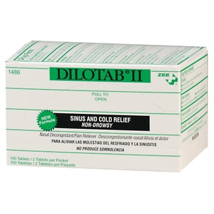 UPC 690689014865 - Zee Medical Dilotab II Sinus and Cold Relief, Box of ...