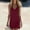 #0119-Red, variant on Neewe Summer Dresses for Women 2026 Plain V Neck Sleeveless Tshirt Sundress Casual Tank Dress S-2XL