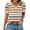 Beige, variant on Womens Tops Short Sleeve Shirts Buttons V Neck Spring Fashion Summer Outfits Plus Size Blouses Dressy Casual
