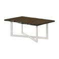 thumbnail image 1 of Furniture of America Baletto Contemporary Wood Coffee Table in Oak and White, 1 of 4