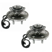 TRQ Front Wheel Bearing & Hub Assembly Pair LH RH Sides for Ford Lincoln SUV BHA52126