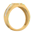 thumbnail image 2 of 1/4 Carat Men Diamond Wedding Band Ring in 10K Gold (Ring Size 12.5), 2 of 6