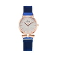 thumbnail image 2 of Resicozy Womens Watches Quartz Waterproof Watch for Women Casual Fashion Wrist Watches with Stainless Steel Mesh Blue, 2 of 3