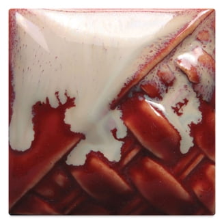 Amaco Lead-Free Textured Alligator Glaze, 1 pt, Mottled