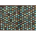 thumbnail image 1 of Ahgly Company Indoor Rectangle Abstract Light Blue Contemporary Area Rugs, 5' x 7', 1 of 4