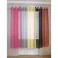 thumbnail image 3 of Ojal Telylene Ventana Tratamiento Cortina Puerta Cortinas Cenefa Panel 1x2.1M 15 Colores Soledad  Ojal cortina, 3 of 10