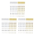 thumbnail image 1 of Minnieouse 70Pcs Hair Braiding Beads Hair Cuffs for DIY Necklace Beard Braids Wig Type1, 1 of 6