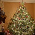 thumbnail image 3 of Adorno de estrella para árbol de Navidad, adorno de decoración navideña, 3 of 4
