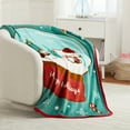 thumbnail image 2 of Hello Kitty Kids Holiday Snowglobe Silky Soft Throw Blanket, 40x50, Sanrio, 2 of 6