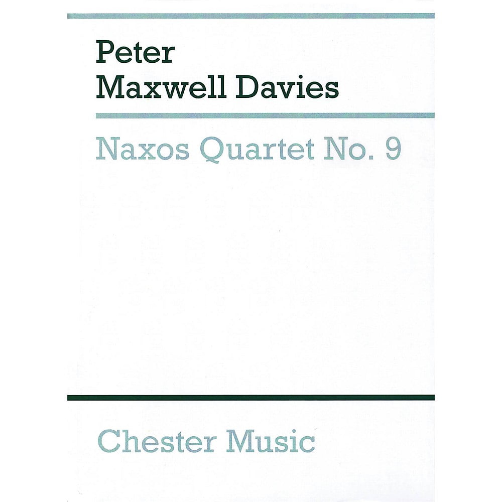 Naxos Quartet No. 9: String Quartet Study Score (Paperback)