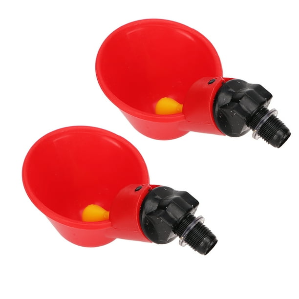 Poultry Water Cups, Continuous Water Supply Self Contained Screws