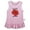Pink Sleeveless Dresses, variant on iDzn Locally Grown Tomato Funny Dresses For Baby, Newborn Babies Skirts, Infant Princess Dress, 0-24M Kids Graphic Clothes (White Sleeveless Dresses, 0-6 Months)