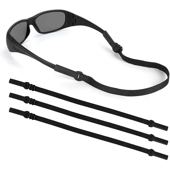 3Pack Glasses Strap - Universal Eyeglass Lanyard - Eyewear Retainer Cord for Reading, Safety, Sports & Sunglasses