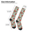 thumbnail image 2 of Pofeuu Rose Flowers Print Stockings, Adult Running Hiking Socks for Youth and Adult, 2 of 6