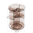 thumbnail image 2 of Organizador de maquillaje Jiavarry, encimera giratoria con bandejas ajustables, 2 of 7