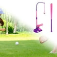 thumbnail image 6 of Luwecf Kids Baseball Pitching Machine Activities Baseball Thrower Baseball Launcher for Pink, 6 of 9