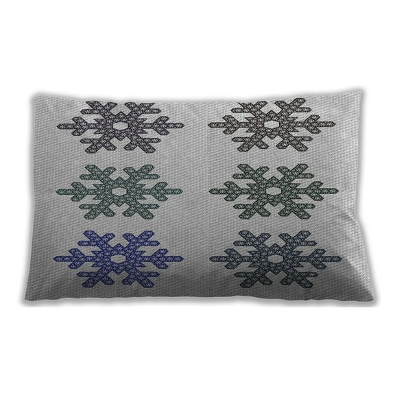 Ahgly Company Indoor Rectangular Patterned Lumbar Throw Pillow, 13 inch by 19 inch