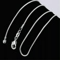 thumbnail image 3 of K-KED Lot 10PCS Wholesale 925 sterling solid Silver 1mm snake chain Necklace 16-30inch-30 in, 3 of 7