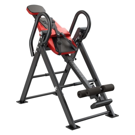 KFFKFF Inversion Table with 300 lbs Capacity Heavy-Duty Back Stretcher Stable Structure Dual-Roller Locking System and Decompression Support for Shoulders Neck Back and Knees