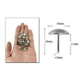 thumbnail image 4 of unbranded 100Ud Clavos Redondos De Latón Plata Para Uso En Y Organización, 4 of 8