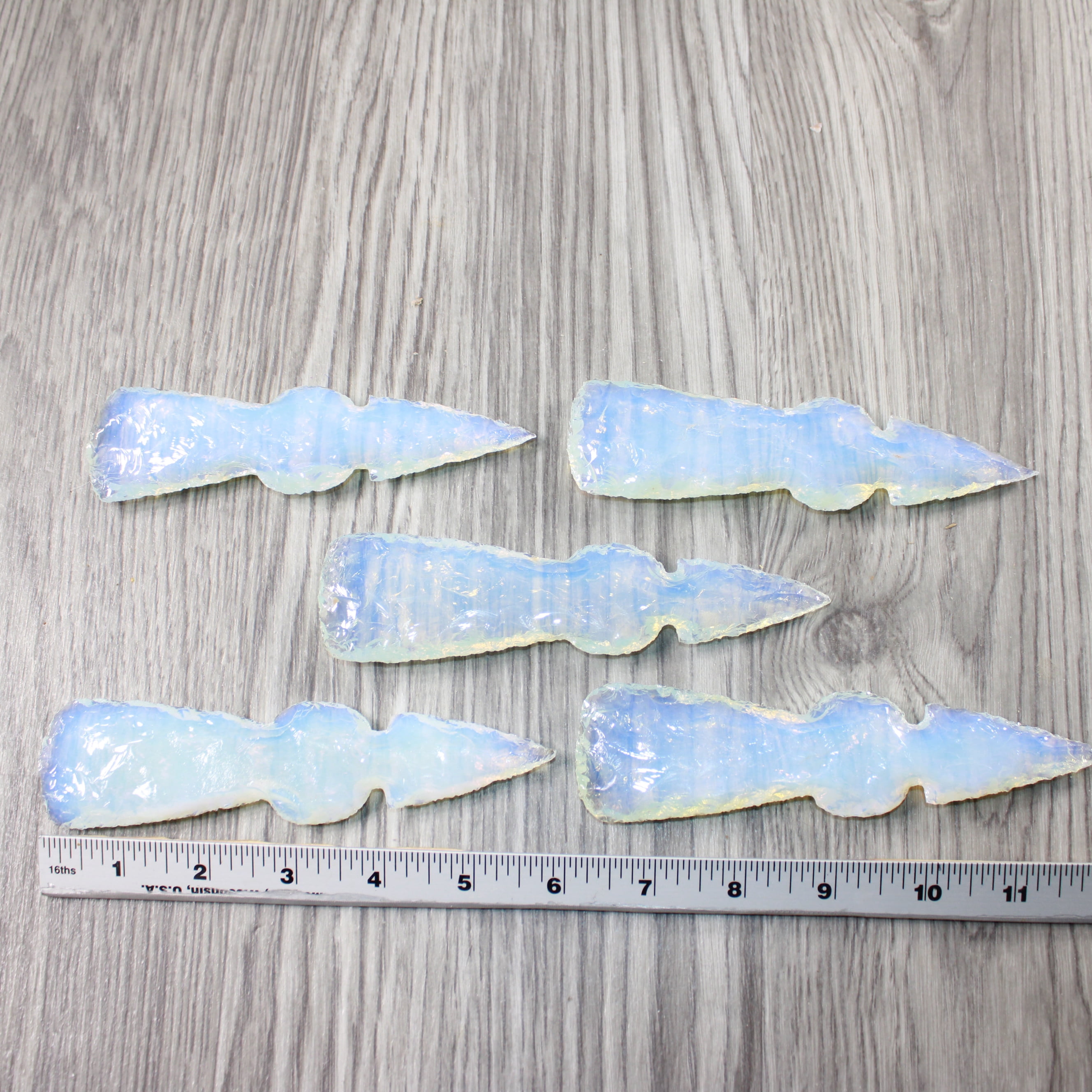5 Opalite Ornamental Tomahawk Heads #7248  Ax Axe Hatchet
