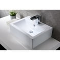 thumbnail image 2 of Spa World LS-AZ130 20.5 x 16.3 in. Vitruvius Series Ceramic Vessel Sink - White, 2 of 3
