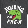 thumbnail image 3 of Instant Message - Roaring Into Pre K - Youth Short Sleeve Graphic T-Shirt, 3 of 6