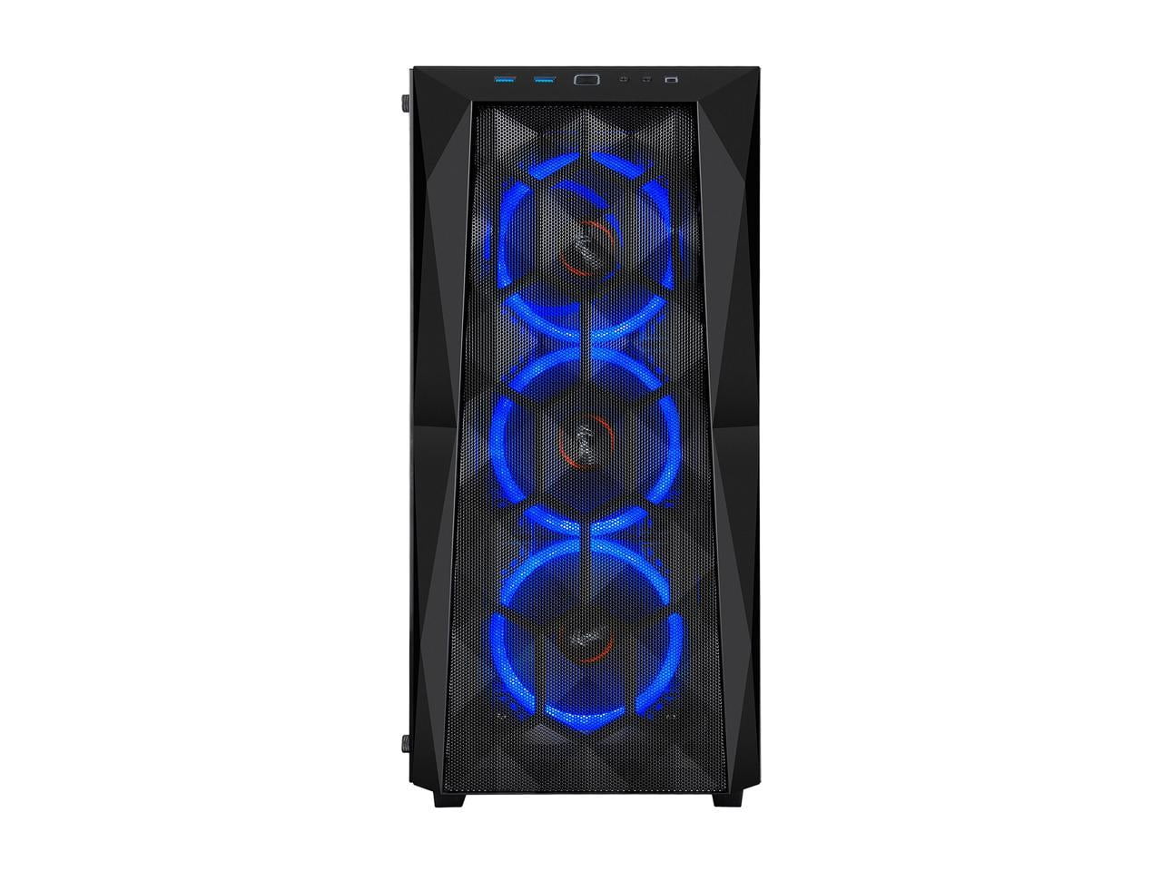 Rosewill SPECTRA X-Blue ATX Mid Tower Gaming PC Computer