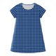 thumbnail image 5 of Girls' Summer Dress Kids 2025 Classic Plaid Short Sleeve Dress Comfortable Casual Dresses for Everyday Wear ,Sie:120, 5 of 7