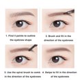 thumbnail image 5 of Lápiz cosmético para cejas, 5 colores, resistente al agua, doble cabeza, tatuaje de cejas, maquillaje Natural de larga duración, pintura, 5 of 5
