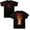 Black, variant on Evil Dead Burn Movie Merch T-shirt Summer Unisex Fashion Short-sleeved Casual Design Tee