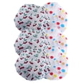 thumbnail image 1 of MasteelfCA 6pcs Colorful Bath Thicken Waterproof Shower Durable Elastic Adult Bathing Hat for Bathroom (Random Color), 1 of 7