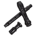 thumbnail image 1 of WHAMVOX Plastic Clarinet Beginner Instrument for Students with 8 Holes Black Practice Wind Instrument, 1 of 8