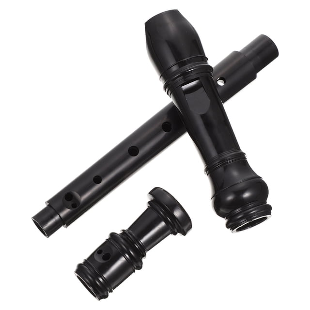 WHAMVOX Plastic Clarinet Beginner Instrument for Students with 8 Holes Black Practice Wind Instrument