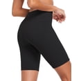 thumbnail image 3 of BALEAF Women's 8" Active Bike Shorts High Waist with Pockets Black Size M, 3 of 8