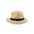 thumbnail image 2 of Summer Straw Braided Wide Brim Western Style Beach Sunhat Cowboy Hat Light Beige, 2 of 3