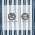 thumbnail image 3 of Mainstays Performance Handwoven Cotton Bath Rug, Blue Linen, 17" x 24", 3 of 7