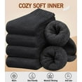 thumbnail image 5 of JIANFANG 5 Pairs Merino Wool Socks Mens, Thick Warm Winter Socks, Hiking Socks Soft Casual Socks for Men, 5 of 6