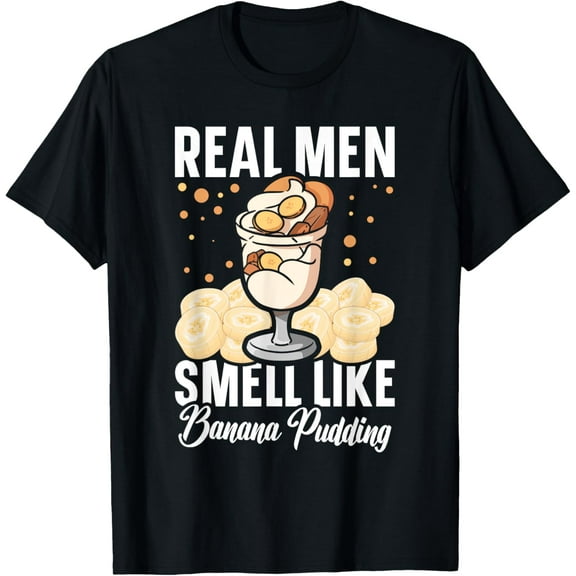 Banana Pudding Dessert Ice Cream Banana Pudding Thanksgiving T-Shirt men and women can wear, black, white, gifts