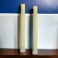 thumbnail image 2 of Set of Two Ivory Flameless Taper Candle, 2 of 5