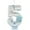 White-4F-home supplies, variant on ABPWLY Home Ice Snowflake Birthday Number Candles Cake Decoration 0-9 Digits for Themed Party Christmas White Room Decor