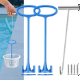 thumbnail image 2 of 2 Pieces Skimmer Basket Handle, Pool Skimmer Basket Hook, for All Skimmer Basket for Debris Removal, 2 of 6