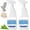 2PCS, variant on YEPOLERCE Tile Wax Remover with Spray Bottle, Powerful Watermark Removal Cleaner for Marble & Tile Restoration, 500ml Multi-Surface Polish