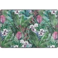 thumbnail image 3 of FREEAM Tropical Floral Non Slip Area Rug for Living Dinning Room Bedroom Kitchen, 4' x 6'(48 x 72 Inch), Palm Tree Nursery Rug Floor Carpet Yoga Mat, 3 of 6