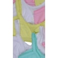 thumbnail image 4 of ToBeInStyle Girl's 4-Pack Crochet Trim Cami Training Bras - Pastel - 12 Years, 4 of 6