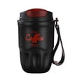 thumbnail image 2 of Insulated Travel Coffee Mugs, Leak Proof Coffee Travel Mug, Insulated Mug, Coffee Tumbler with Handle, Black 6X3 Inch Touch Read Temperature Display Stainless Steel Insulated, 2 of 6