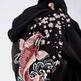 thumbnail image 3 of Niepce Inc Japanese Fashion Hooded Sweatshirt Men Koi Fish Embroidery Hoodie Streetwear Cotton Tops, 3 of 9